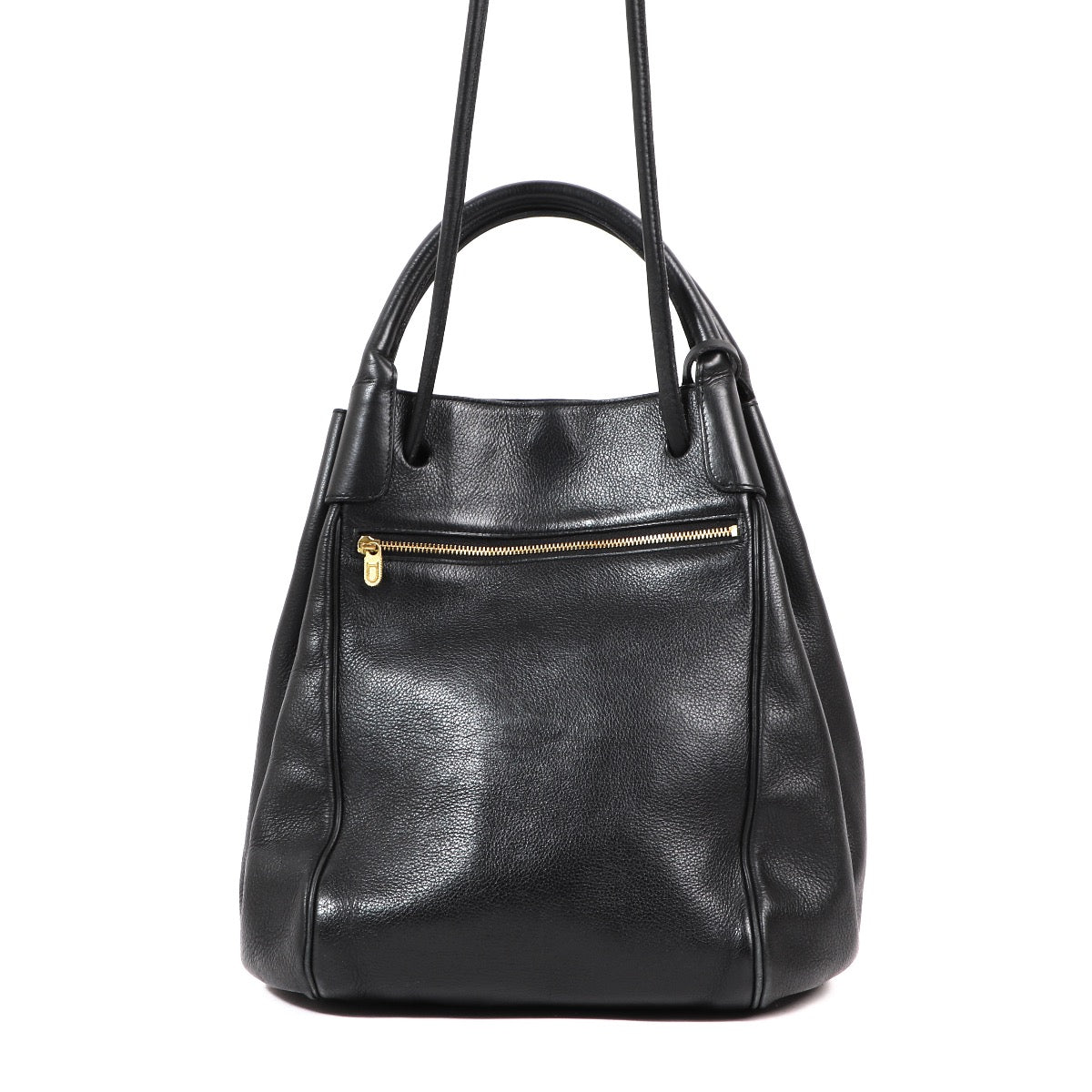 Buy an authentic second hand Delvaux Black Leather Corail GM Shoulder Bag in very good condition at Labellov.com