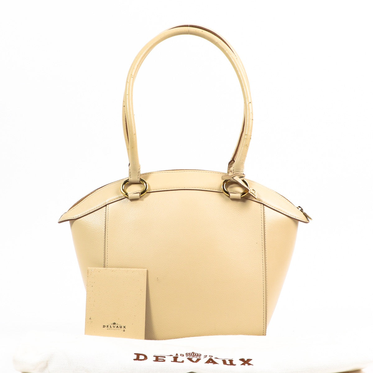 Buy an authentic second hand Delvaux Creme Charme Shoulder Bag in good condition at Labellov