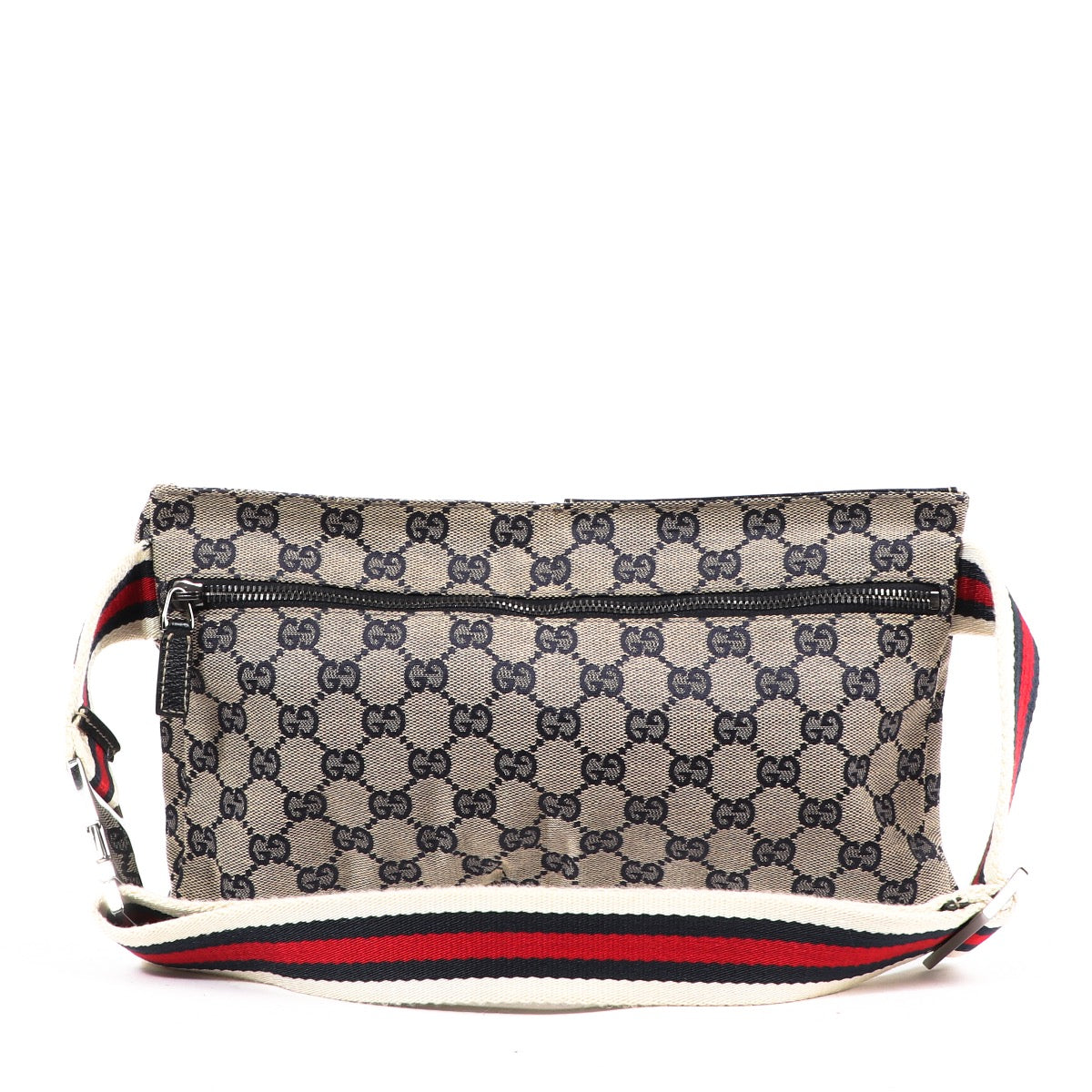 Buy a 100% authentic second hand Gucci Blue GG Canvas Belt Bag in very good condition at Labellov.com