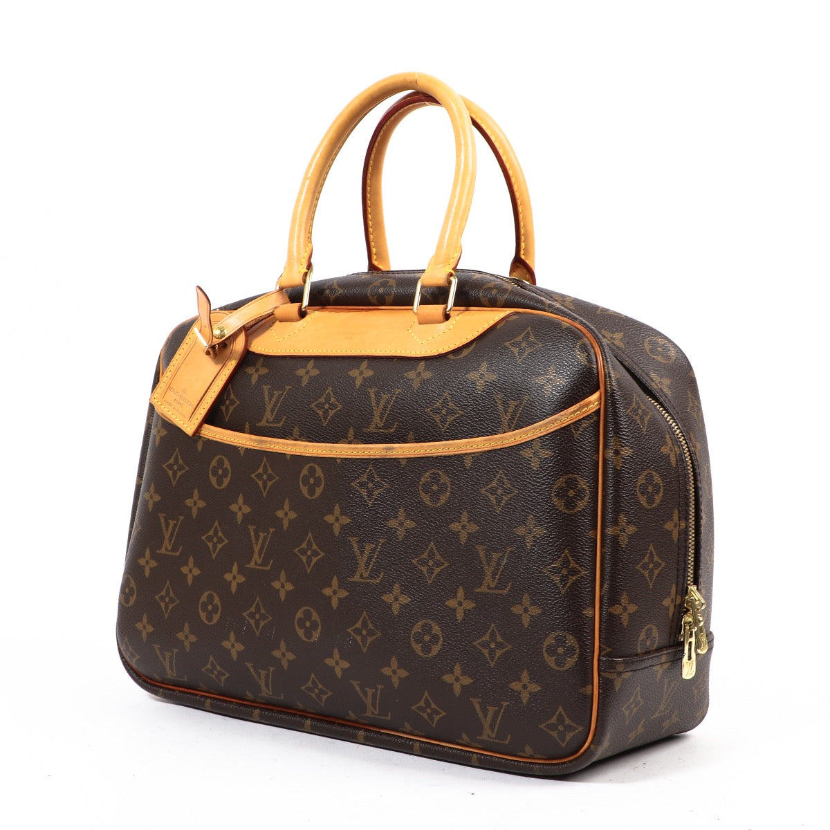 Buy an authentic second hand Louis Vuitton Monogram Canvas Deauville Bag in very good condition at Labellov