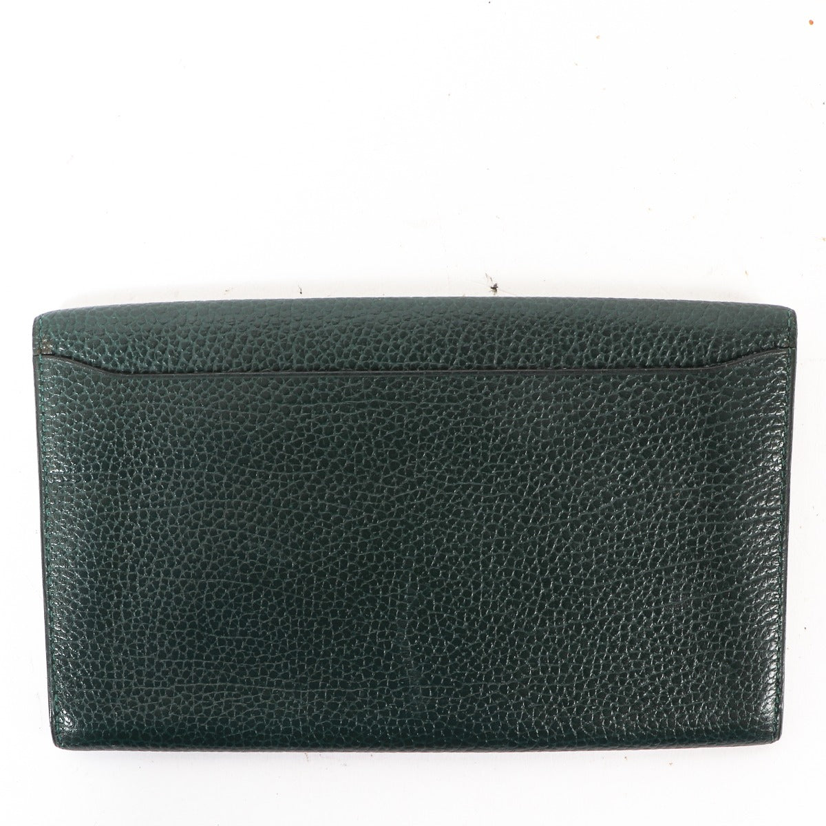 Delvaux Dark Green Leather Vintage Wallet