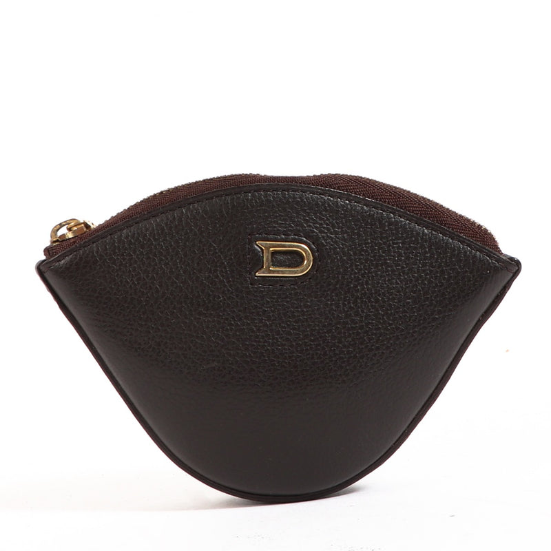 Shop safe online at LABELLOV in Antwerp this 100% authentic second hand Delvaux Brown Leather Coin Wallet