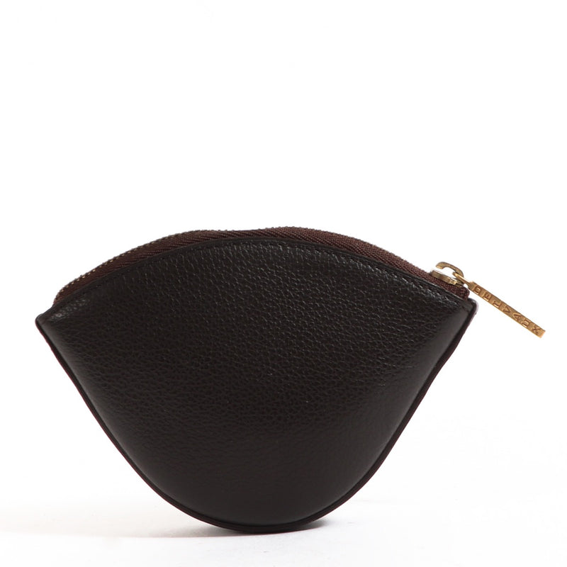 Shop safe online at LABELLOV in Antwerp this 100% authentic second hand Delvaux Brown Leather Coin Wallet