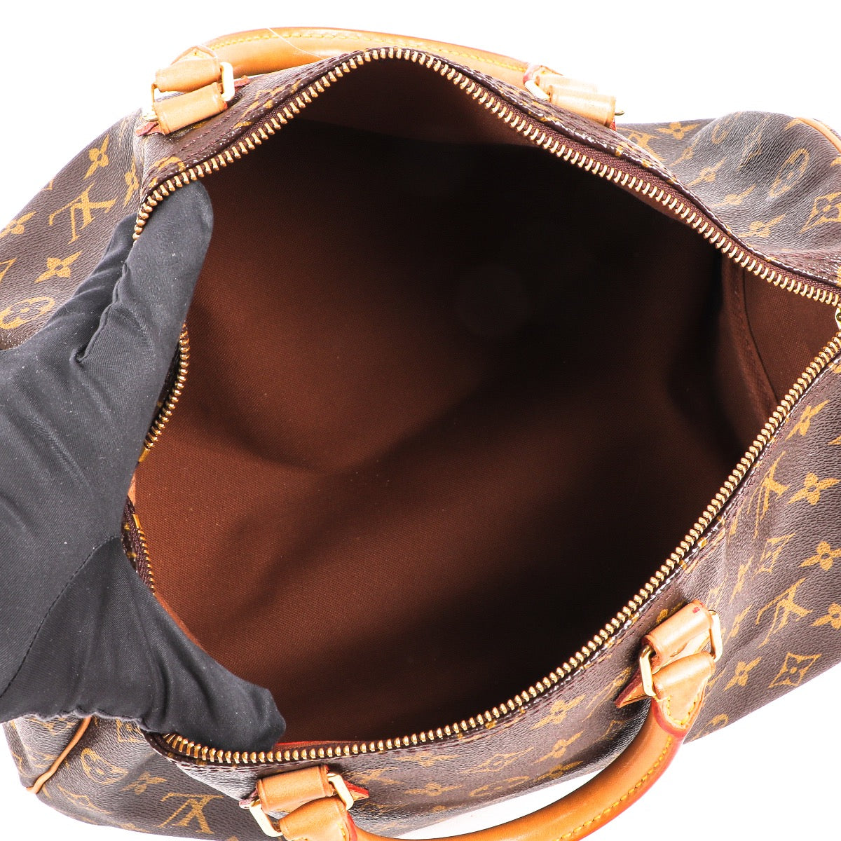Sac Speedy 35 Louis Vuitton en toile Monogram avec poignée supérieure