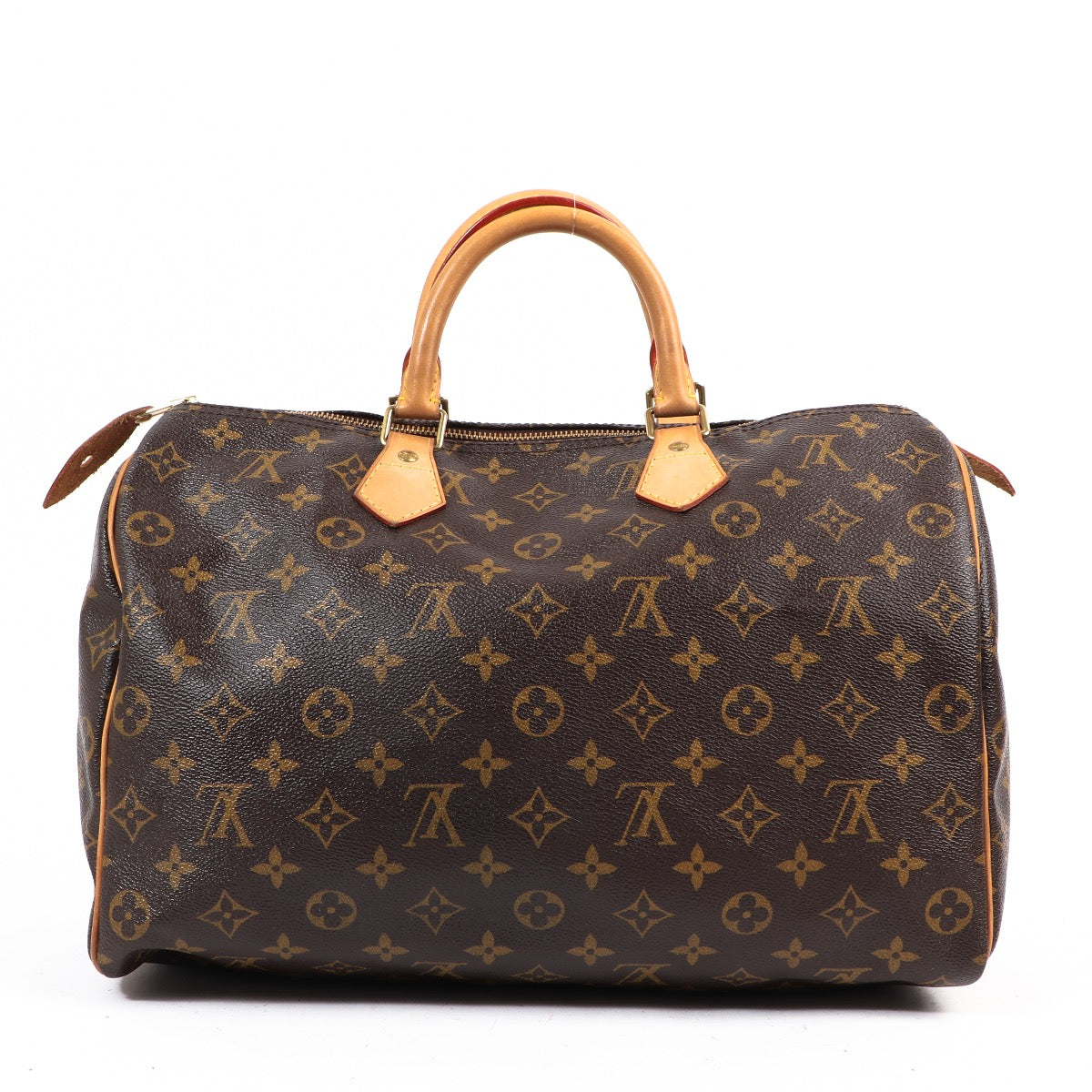 Sac Speedy 35 Louis Vuitton en toile Monogram avec poignée supérieure