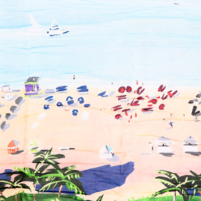 Buy an authentic Louis Vuitton Multicolor Beach Cotton Scarf at Labellov in Antwerp.