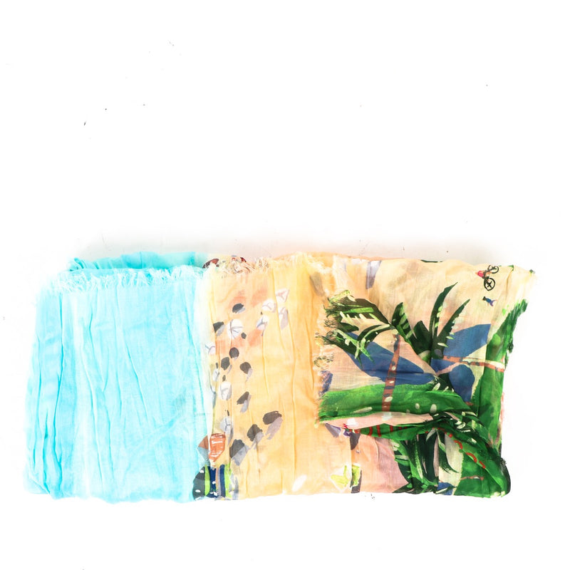 Buy an authentic Louis Vuitton Multicolor Beach Cotton Scarf at Labellov in Antwerp.