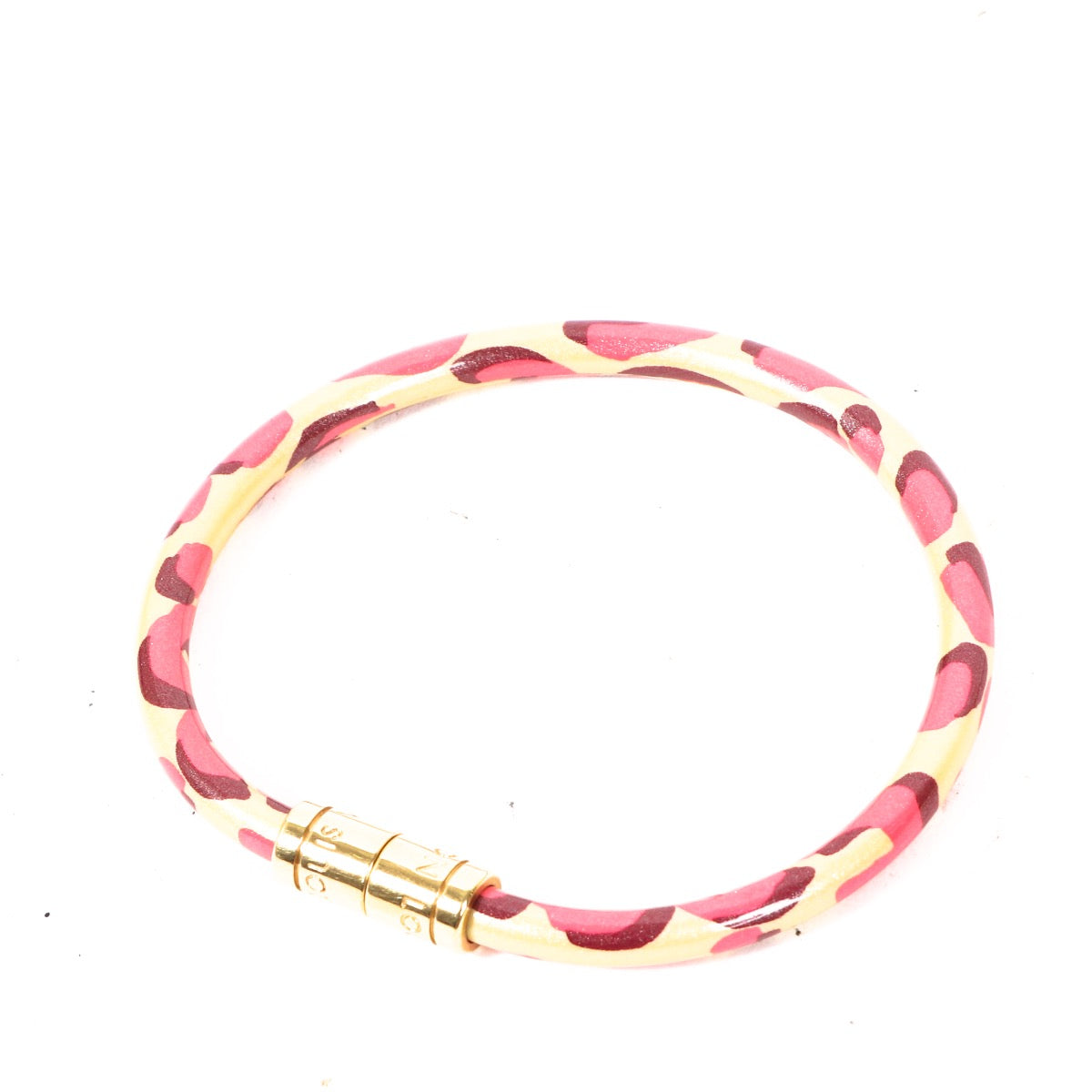 Buy an authentic Louis Vuitton Pink Stephen Sprouse Bracelet in as new condition at Labellov in Antwerp.