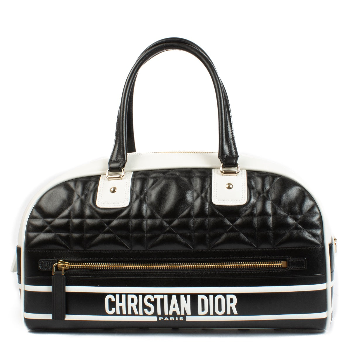 Shop safe online at Labellov in Antwerp, Brussels and Knokke this 100% authentic second hand Dior Black Calfskin Medium Dior Vibe Bag