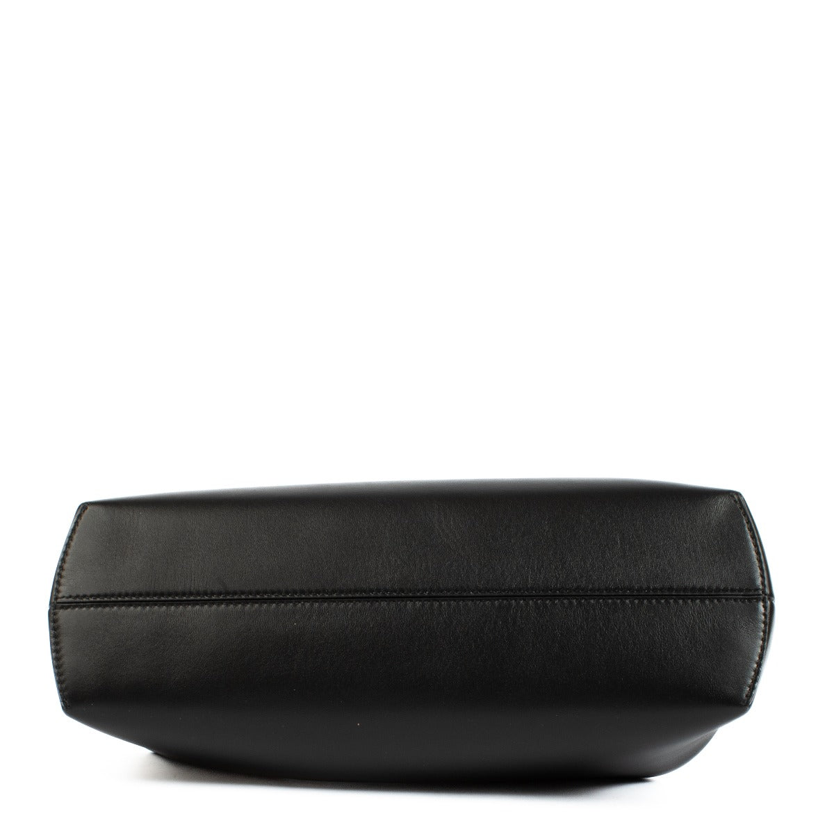 Fendi Black Leather Midi First Bag