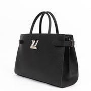 Louis Vuitton Black Epi Leather Twist Tote Top Handle Bag