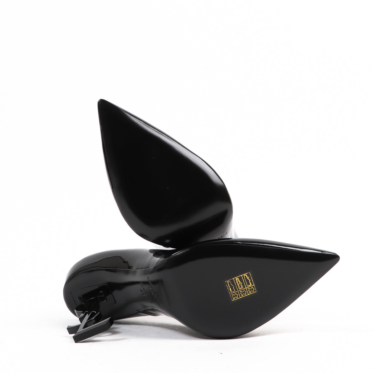 Saint Laurent Black Opyum 110 Heels - Size 41