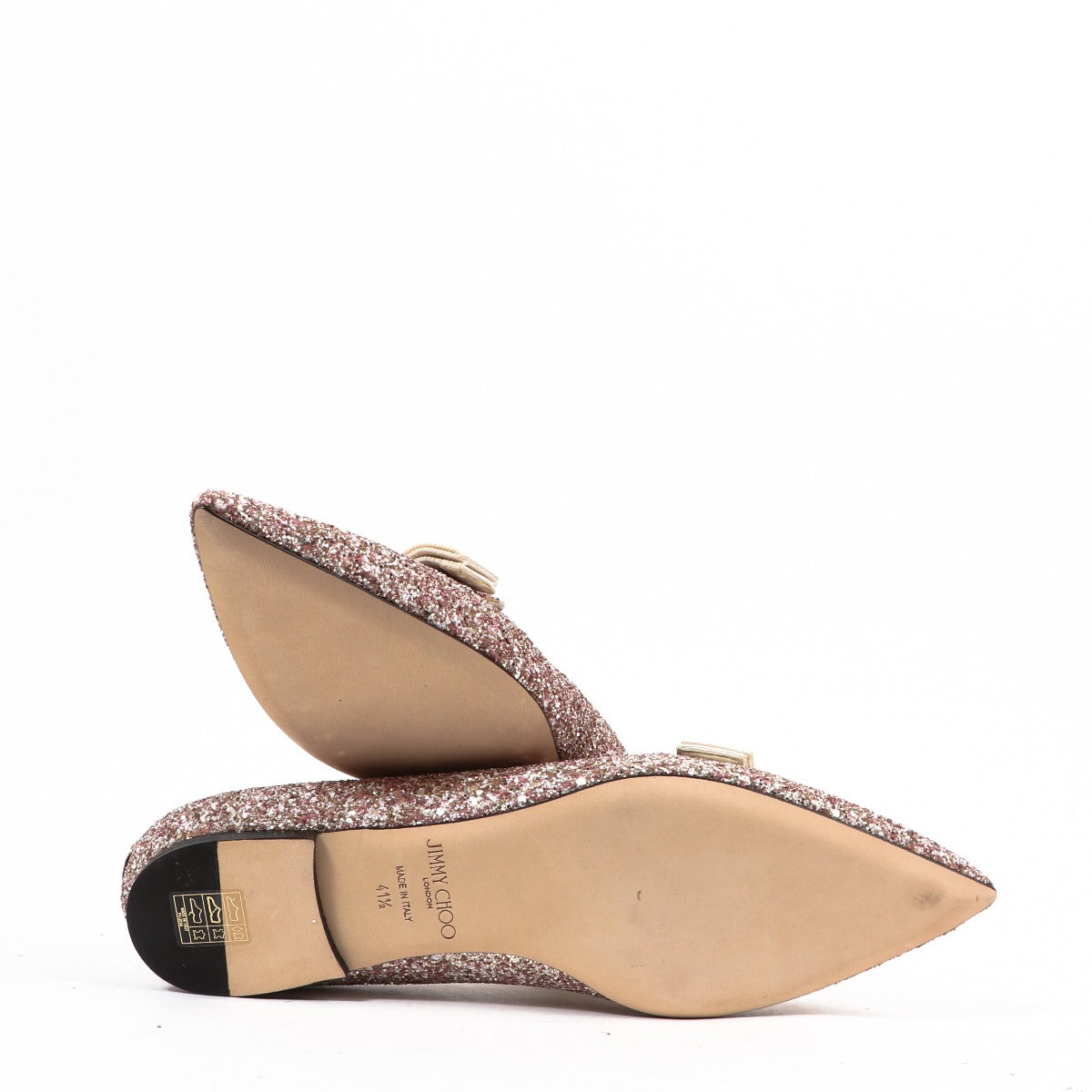 Mocassins Jimmy Choo Glitter Gala - Taille 41,5