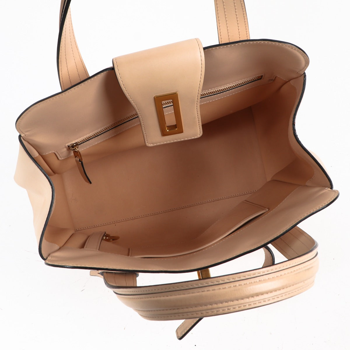 Delvaux Simplissime Tote PM Nude Tote Bag