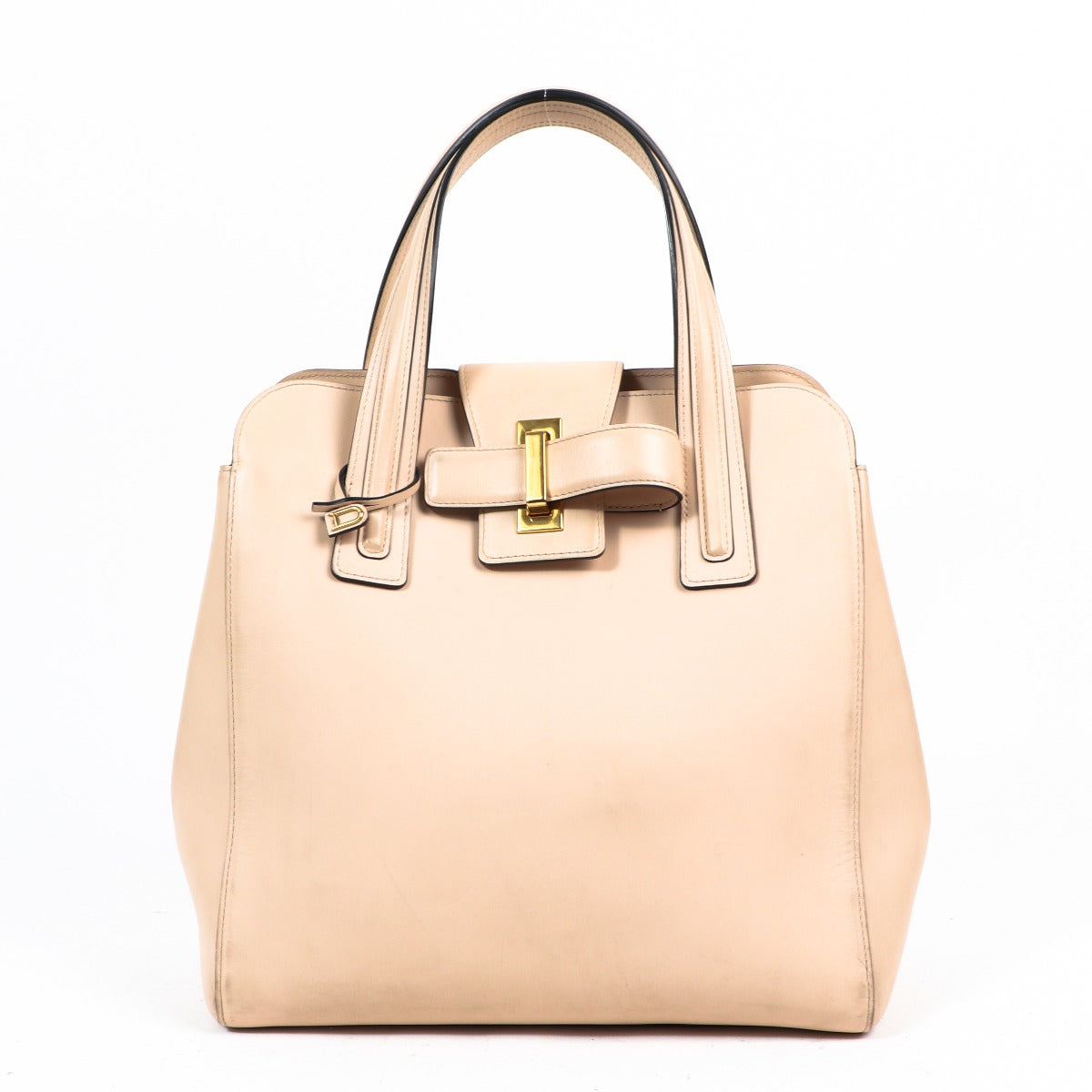 Delvaux Simplissime PM Nude Tote Bag