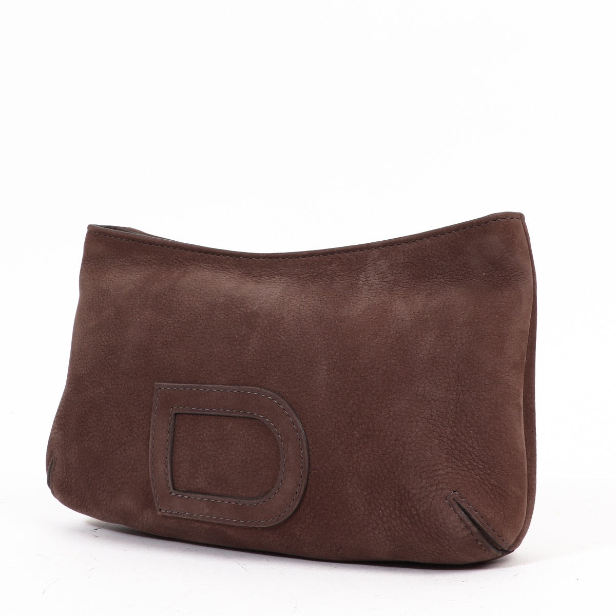 Delvaux Brown Nubuck Le Louise Crossbody