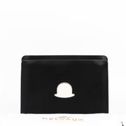 Delvaux Magritte Trompe l'Oeil La Corde Black Box Calf Clutch