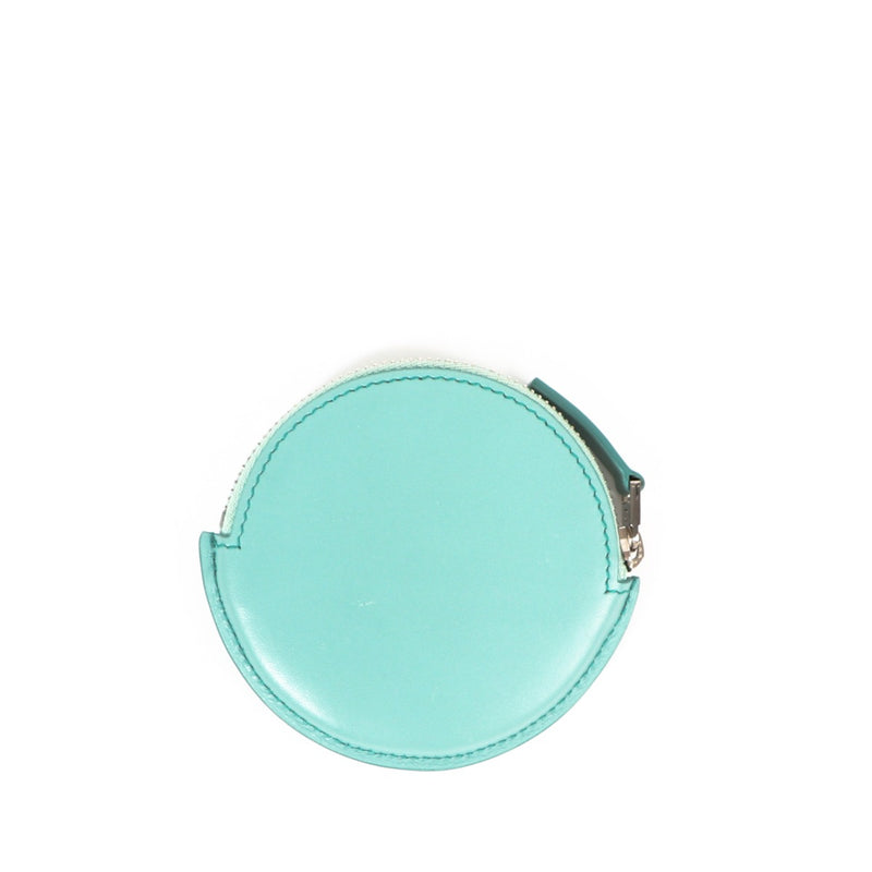 Buy an authentic second-hand Delvaux Blue Vernis Gel Brillant Coin Purse in good condition at Labellov in Antwerp.