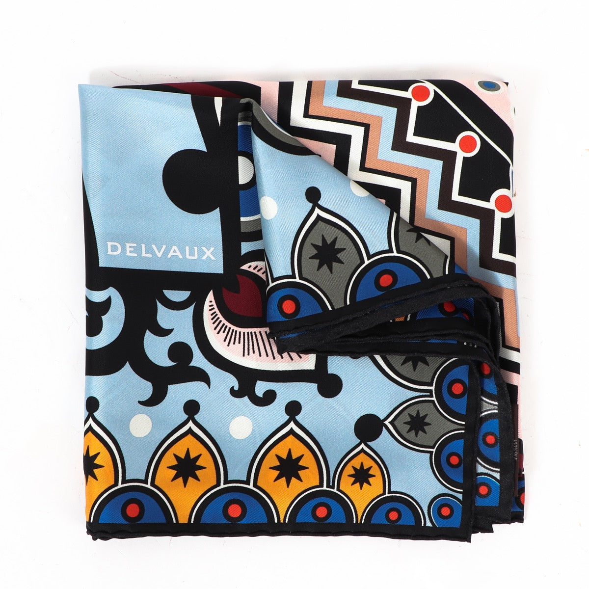 Buy an authentic Delvaux Multicolor Silk Scarf at Labellov in Antwerp.