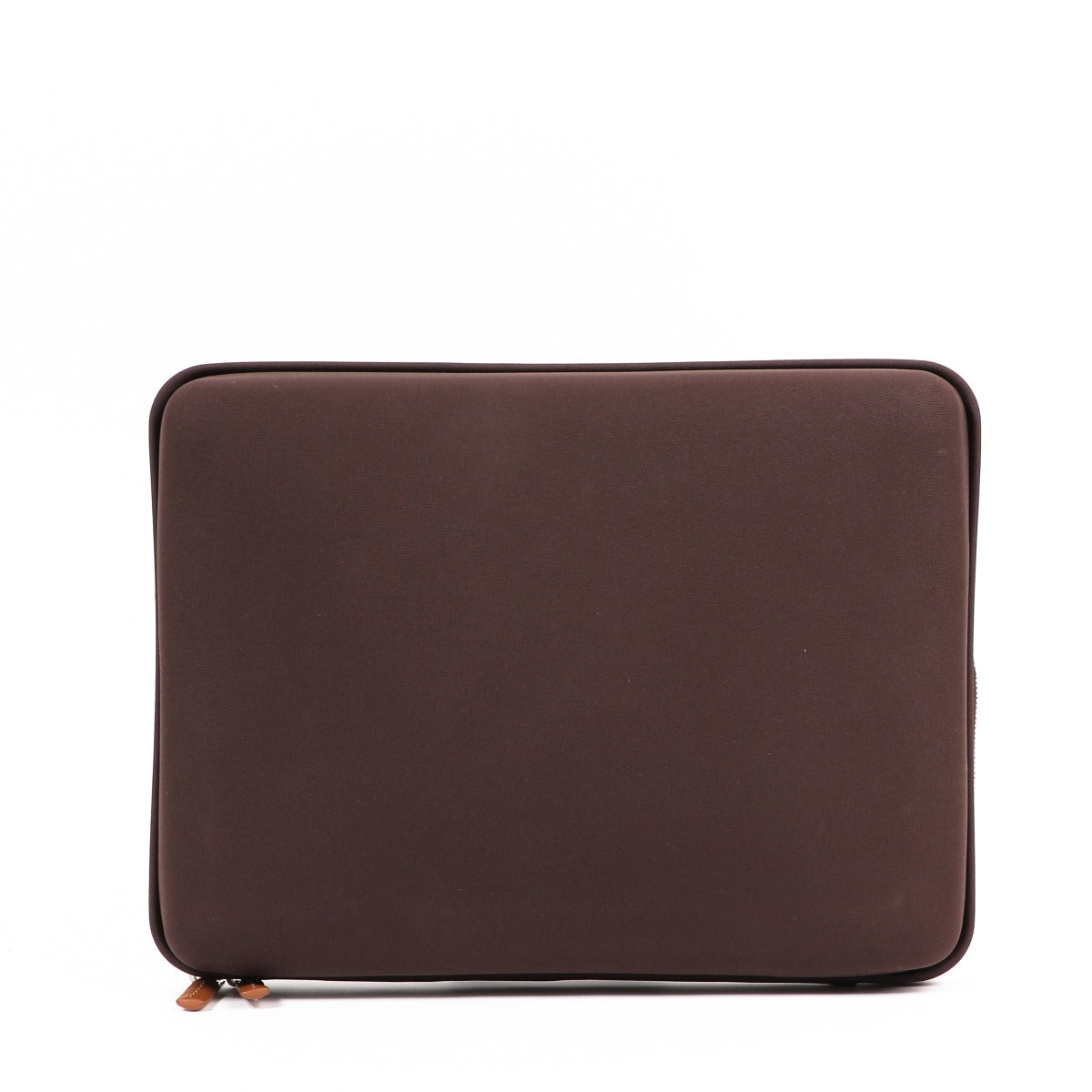 Housse d'ordinateur portable Delvaux Airess 13 toile marron/cognac
