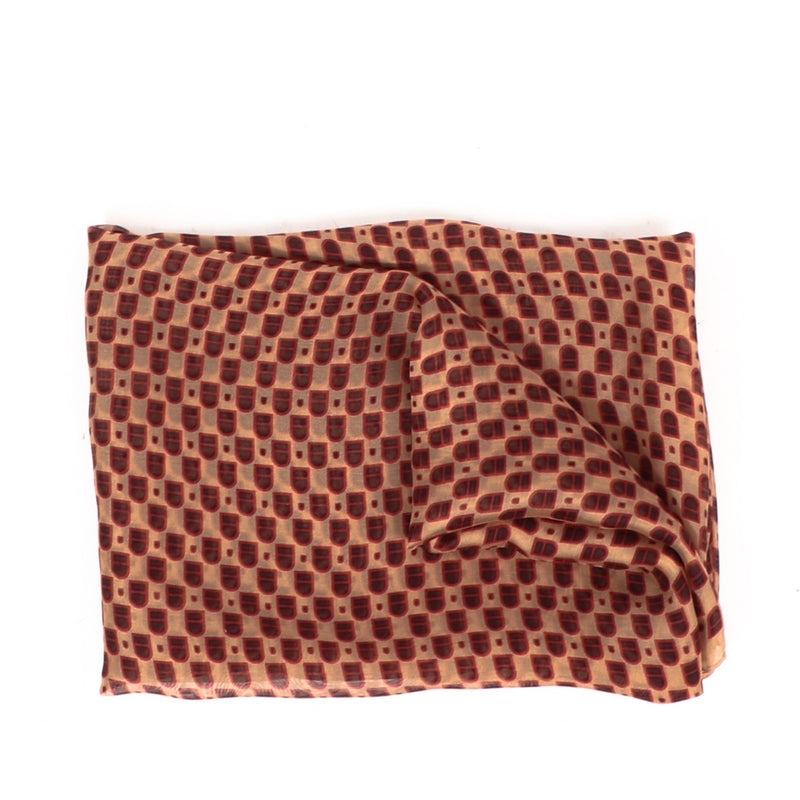 Buy an authentic Delvaux Monogram DDD Silk Scarf at Labellov in Antwerp.