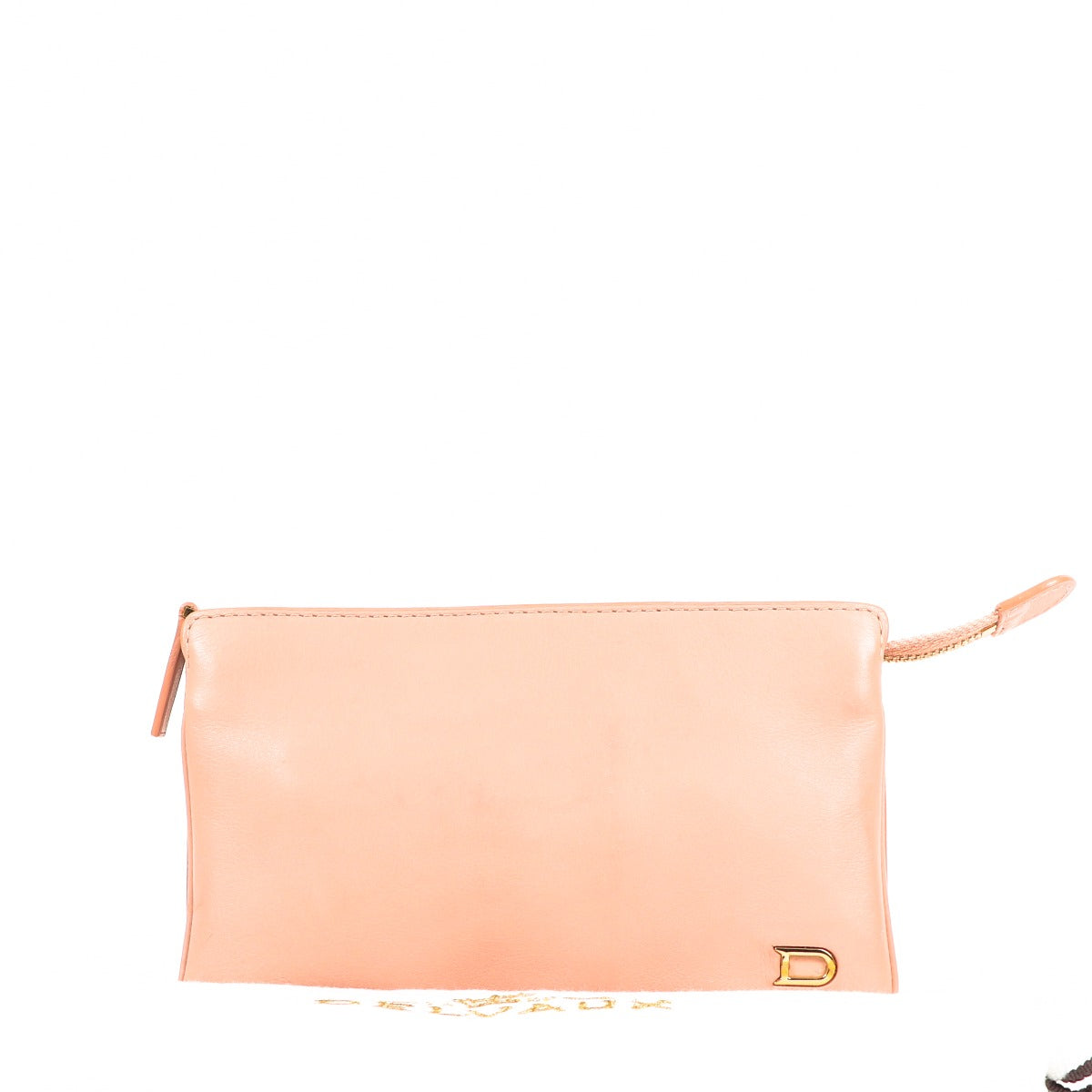 Buy an authentic second-hand Delvaux Pink Leather Pouch in very good condition at Labellov in Antwerp.
