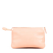 Buy an authentic second-hand Delvaux Pink Leather Pouch in very good condition at Labellov in Antwerp.