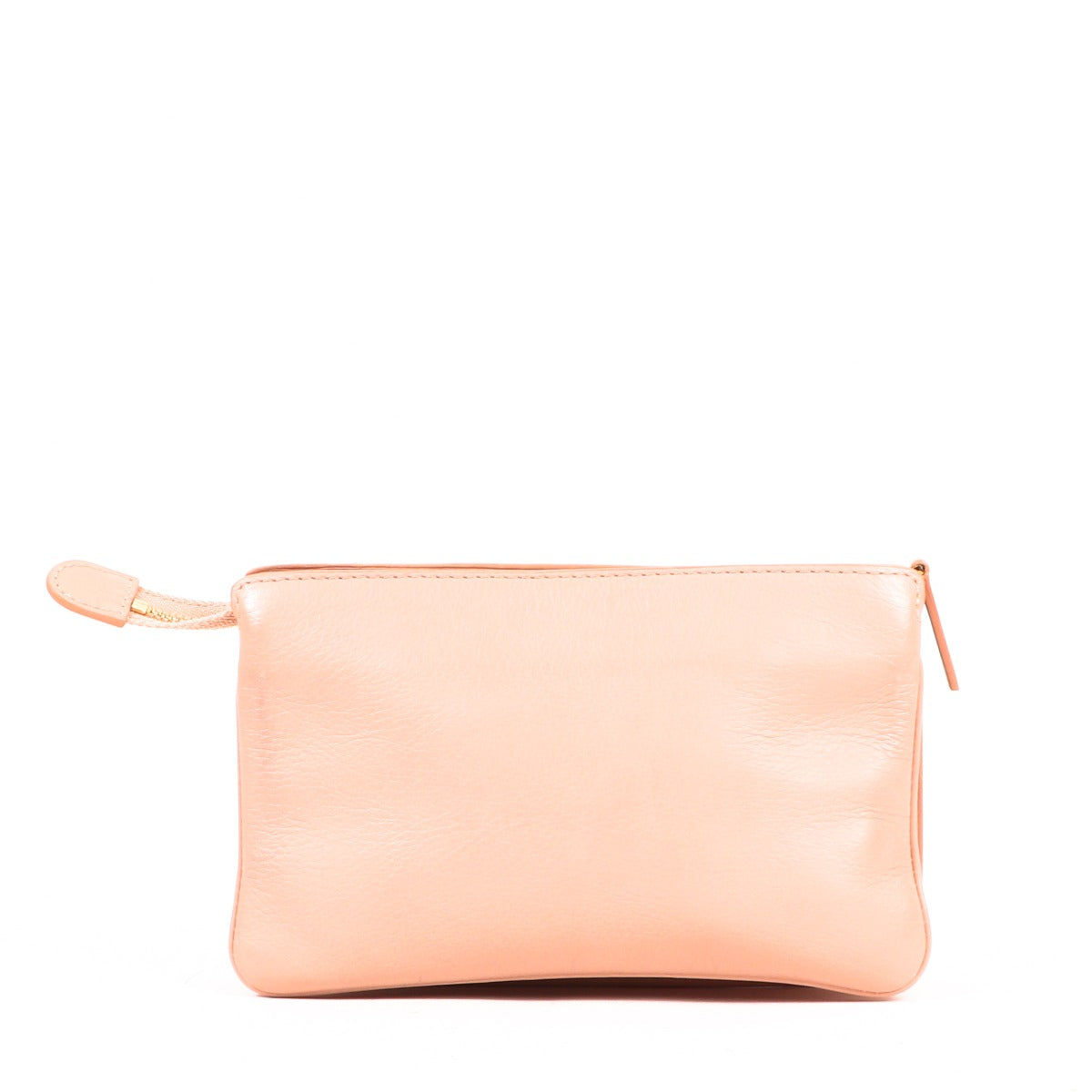 Buy an authentic second-hand Delvaux Pink Leather Pouch in very good condition at Labellov in Antwerp.