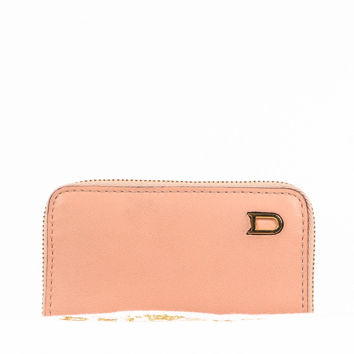 Buy an authentic second-hand Delvaux Pink Leather Accordéon PMO Wallet in very good condition at Labellov Antwerp.