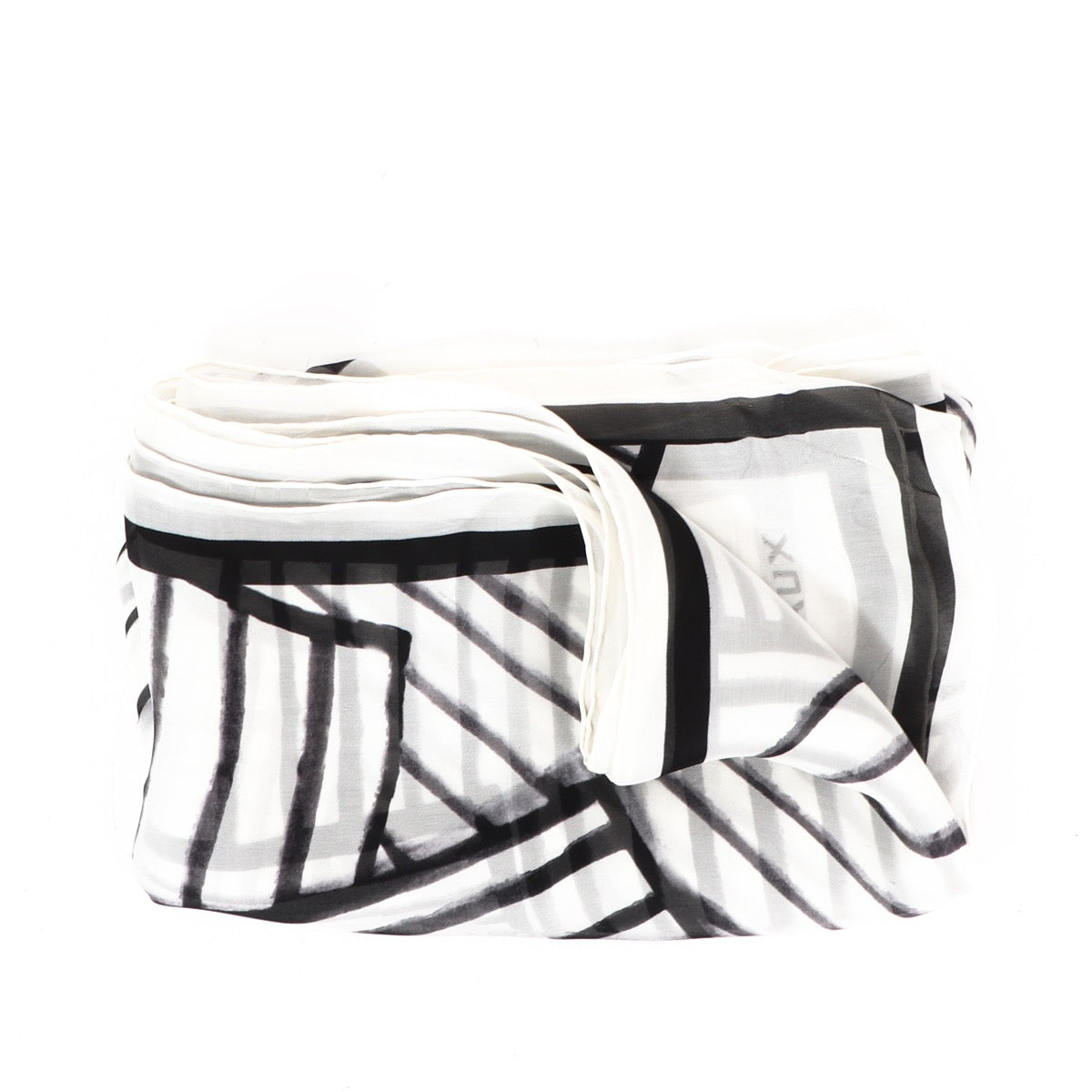 Buy an authentic Delvaux Black/White Silk Scarf at Labellov in Antwerp.