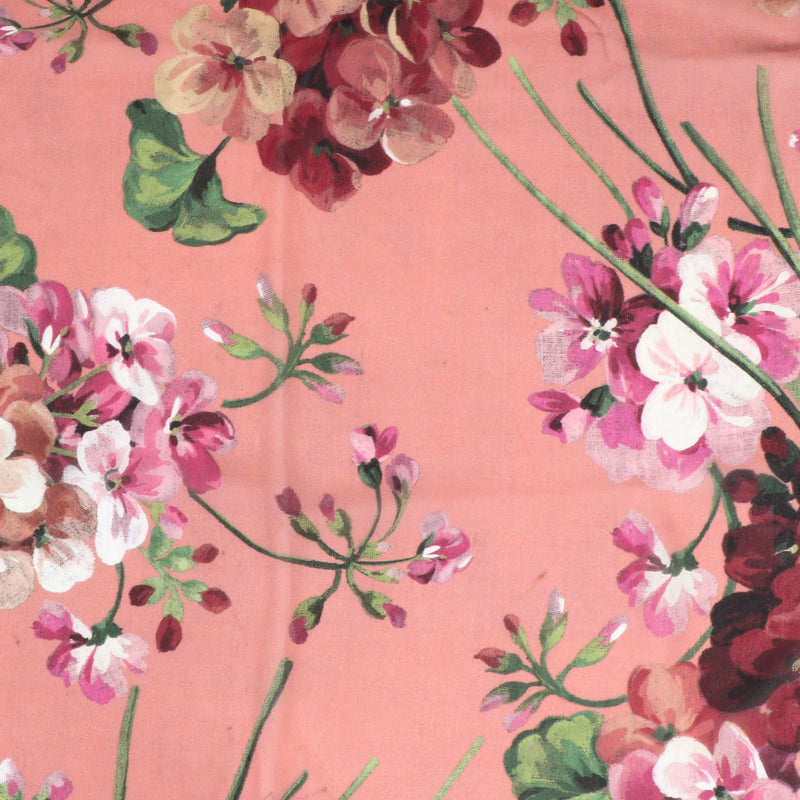 Buy an authentic Gucci Pink Floral Silk Scarf in very good condition at Labellov in Antwerp.