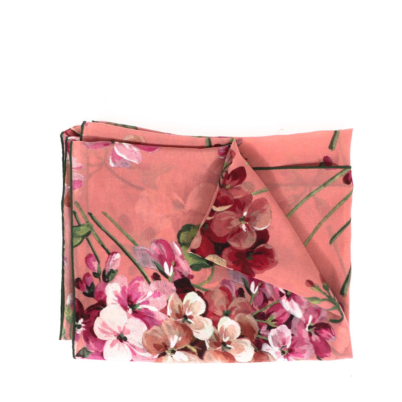 Buy an authentic Gucci Pink Floral Silk Scarf in very good condition at Labellov in Antwerp.