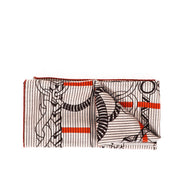 Buy an authentic Hermes Panoplie Equestre Grey Cashmere Silk Scarf at Labellov in Antwerp.