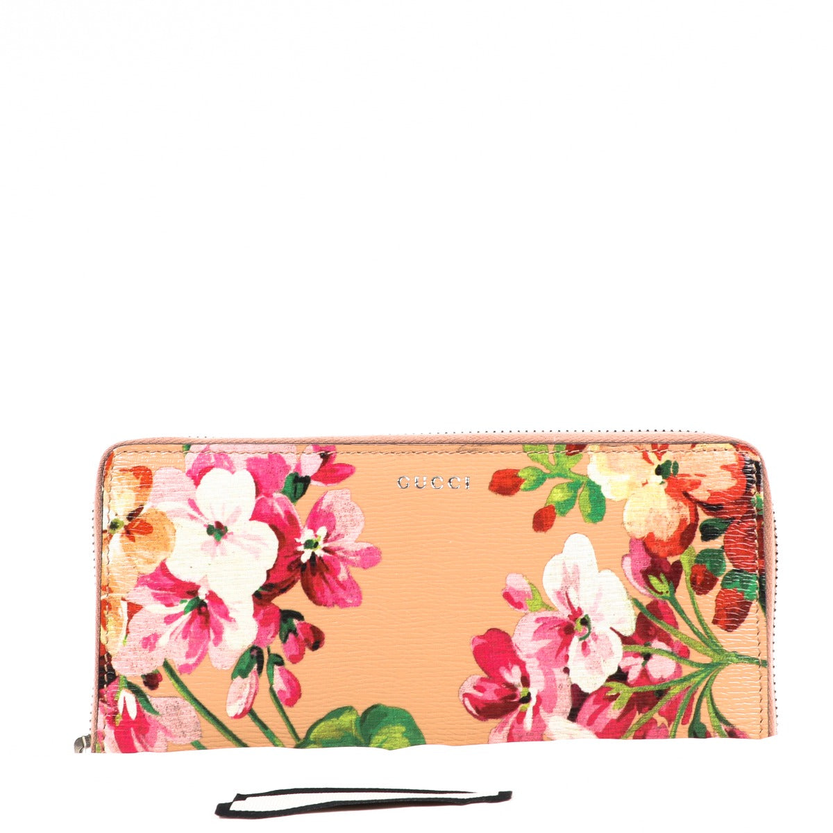 Buy an authentic second-hand Gucci Nude Leather Floral Wallet in very good condition at Labellov in Antwerp.