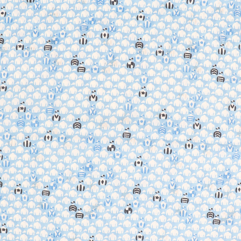 Buy authentic Hermès Light Blue Cotton Scarf in very good condition at Labellov in Antwerp.