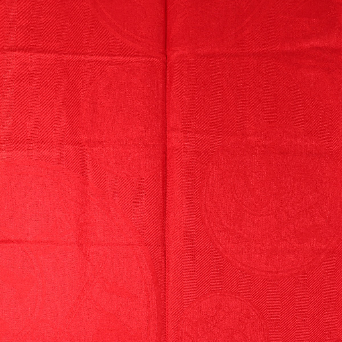 Hermès Rouge Vif Nieuwe Libris Cashmere Zijden Sjaal