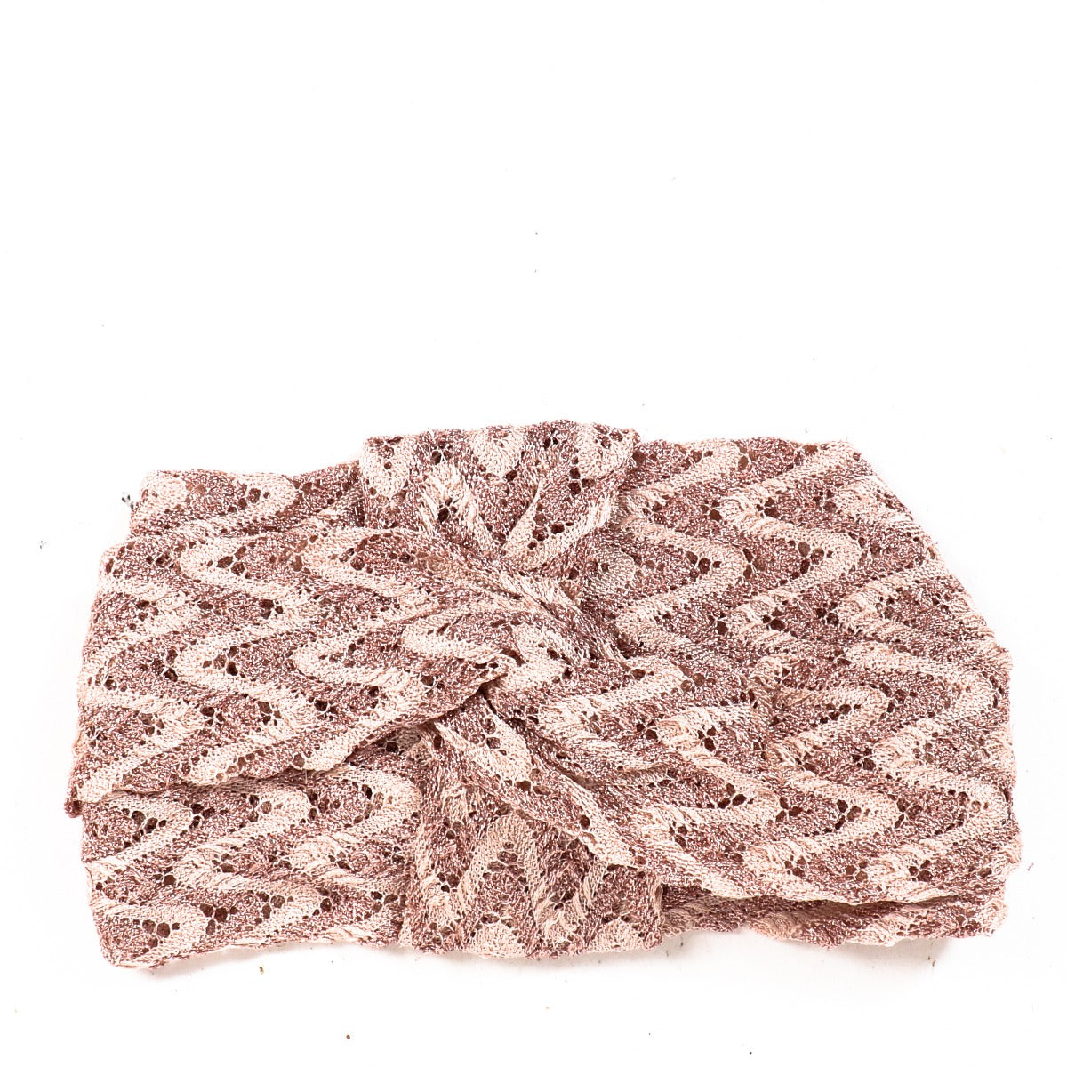 Missoni Pink Knitted Zigzag Headband