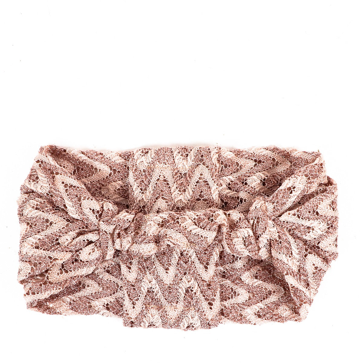 Missoni Pink Knitted Zigzag Headband