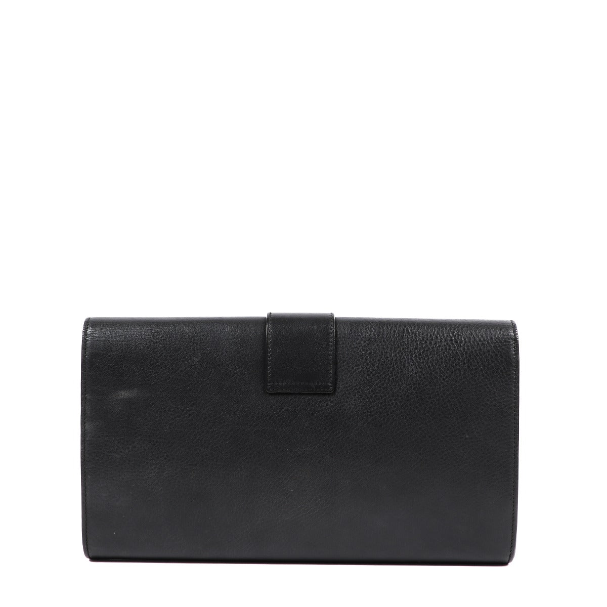 Buy an authentic second-hand Yves Saint Laurent Black Leather Clutch in very good condition at Labellov in Antwerp.