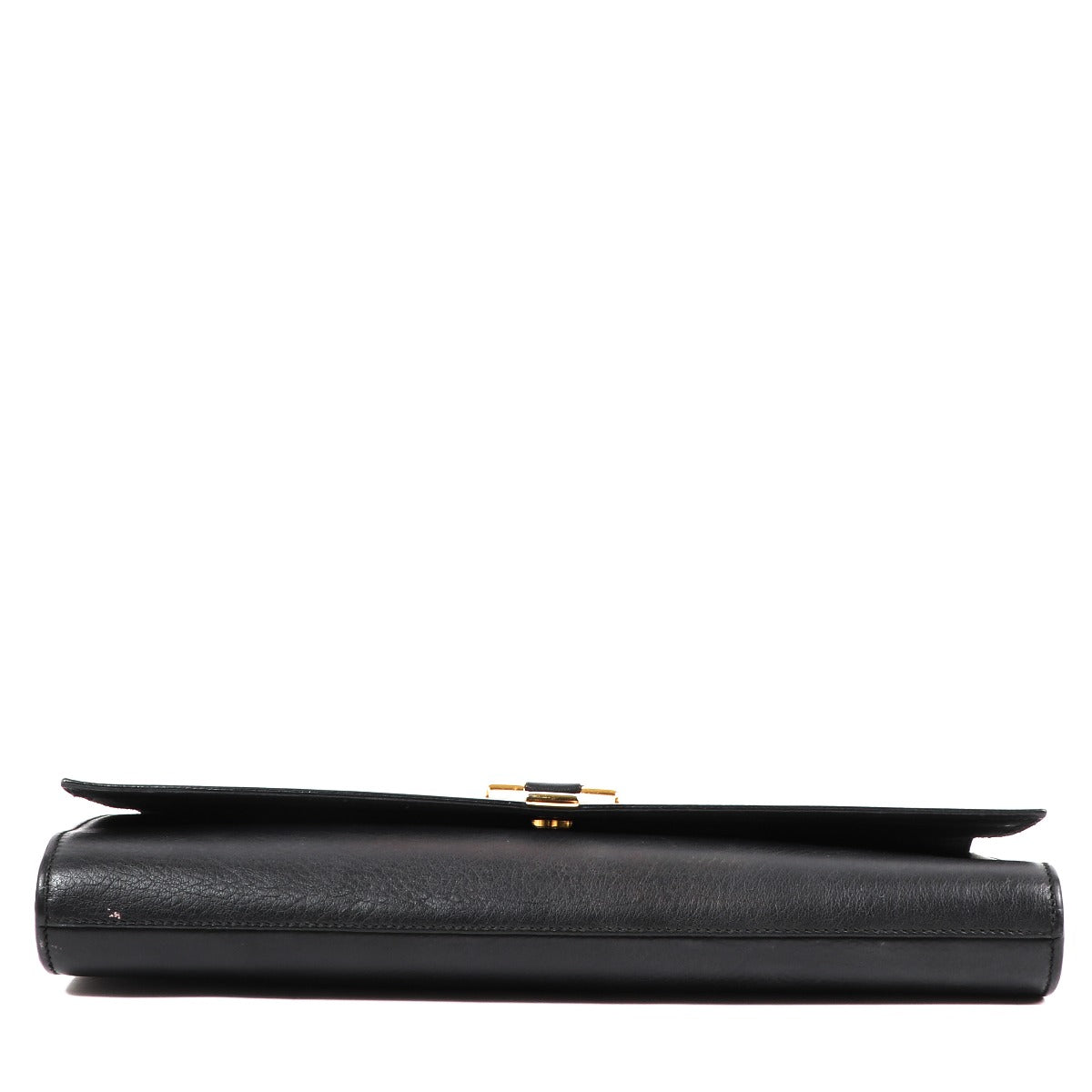 Buy an authentic second-hand Yves Saint Laurent Black Leather Clutch in very good condition at Labellov in Antwerp.
