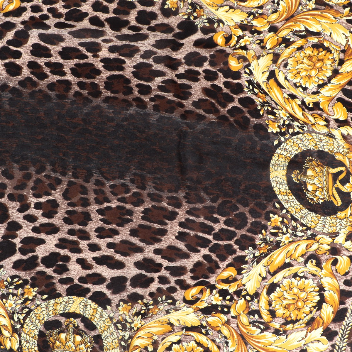 Buy an authentic Versace Yellow Leopard Silk Scarf at Labellov in Antwerp.