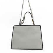 Buy an authentic second-hand Fendi Grey Leather Runaway Top Handle Bag in very good condition at Labellov in Antwerp.