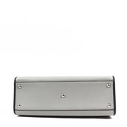 Buy an authentic second-hand Fendi Grey Leather Runaway Top Handle Bag in very good condition at Labellov in Antwerp.