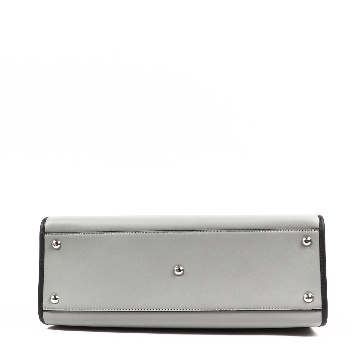 Buy an authentic second-hand Fendi Grey Leather Runaway Top Handle Bag in very good condition at Labellov in Antwerp.