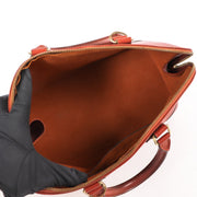 Buy an authentic second-hand Louis Vuitton Orange Epi Leather Top Handle Alma Bag in very good condition at Labellov in Antwerp.