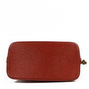 Buy an authentic second-hand Louis Vuitton Orange Epi Leather Top Handle Alma Bag in very good condition at Labellov in Antwerp.