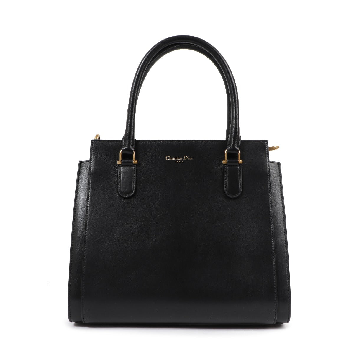 Christian Dior Black Lambskin 21st Tote Bag