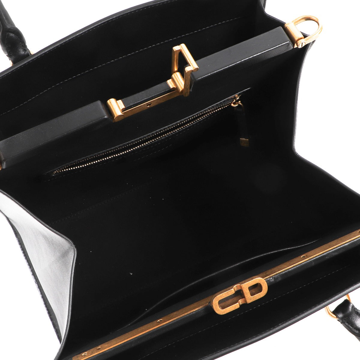 Christian Dior Zwart Lamsleer 21e Tote Bag