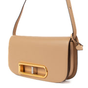 Delvaux Latte Olen Calf Lingot Clutch Bag