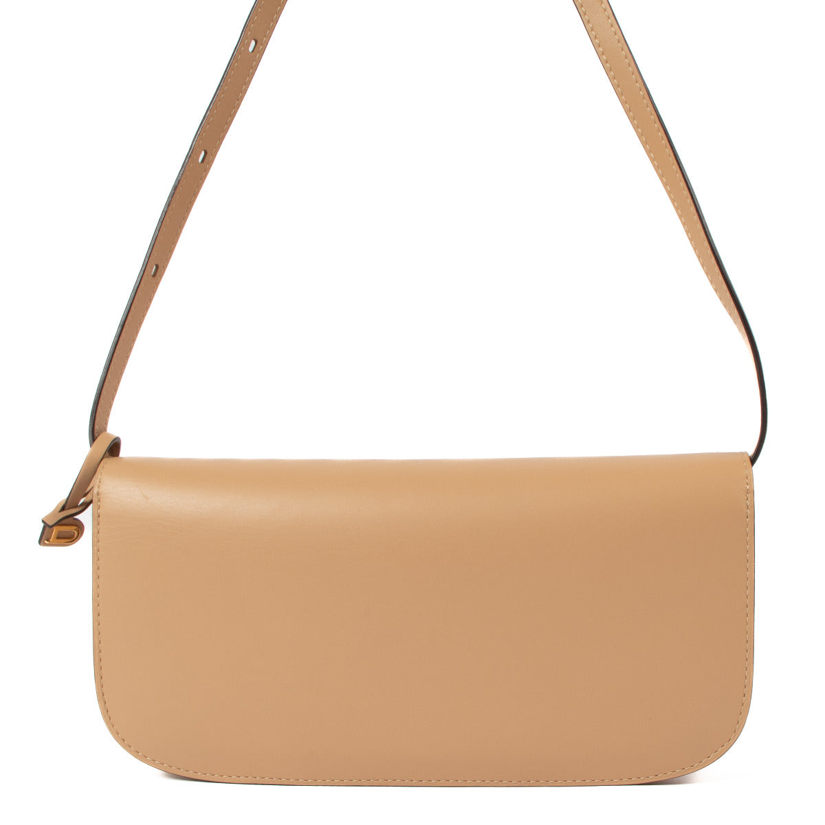 Delvaux Latte Olen Calf Lingot Clutch Bag